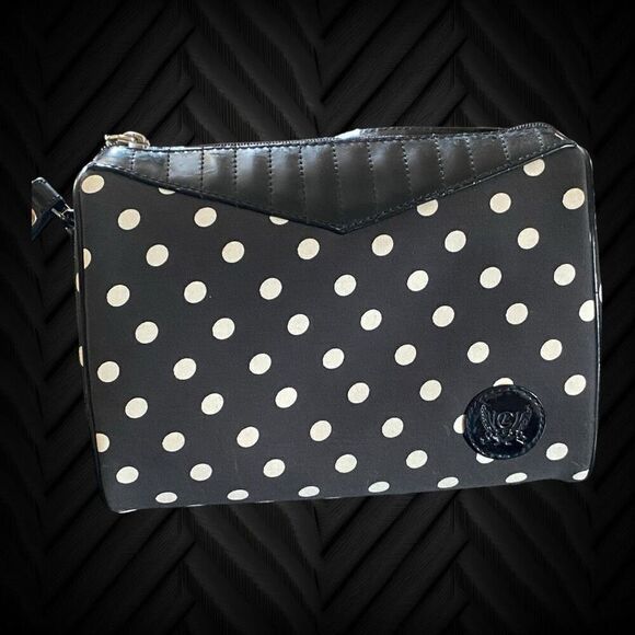 Vintage Liz Claiborne Polka Dot Purse Bag Crossbody NWT - Picture 1 of 8
